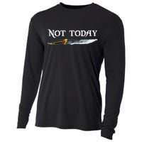 Not Today GOT Sword Cooling Performance Long Sleeve Crew