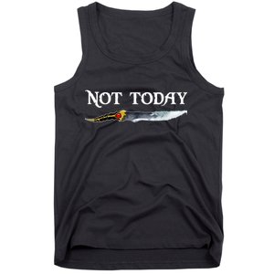 Not Today GOT Sword Tank Top