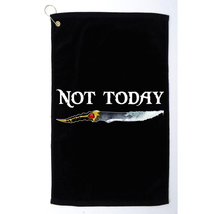 Not Today GOT Sword Golf Towel