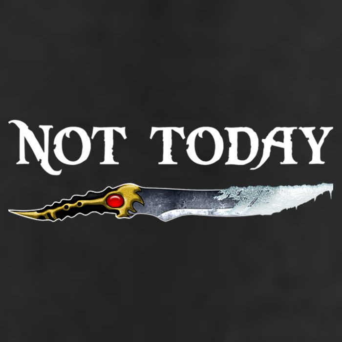 Not Today GOT Sword Golf Towel