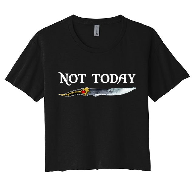 Not Today GOT Sword Crop Top