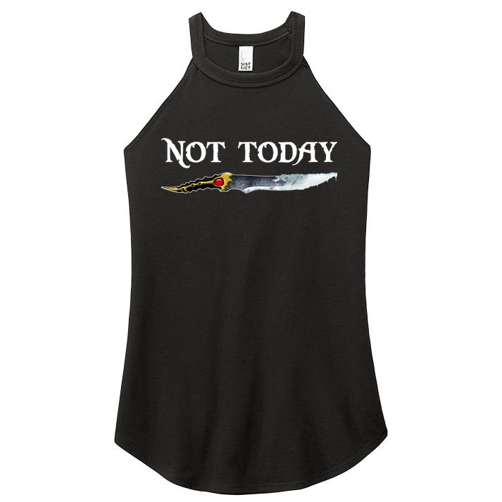 Not Today GOT Sword Women's Perfect Tri Rocker Tank