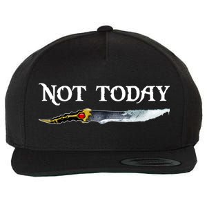 Not Today GOT Sword Wool Snapback Cap