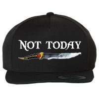 Not Today GOT Sword Wool Snapback Cap