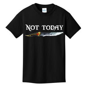 Not Today GOT Sword Kids T-Shirt