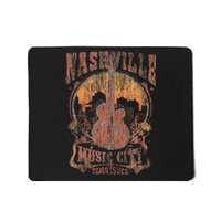 Nashville Tennessee Guitar Country Music City Guitarist Mousepad