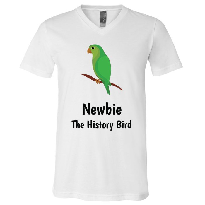 Newbie The History Bird V-Neck T-Shirt