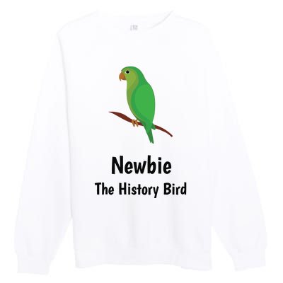 Newbie The History Bird Premium Crewneck Sweatshirt