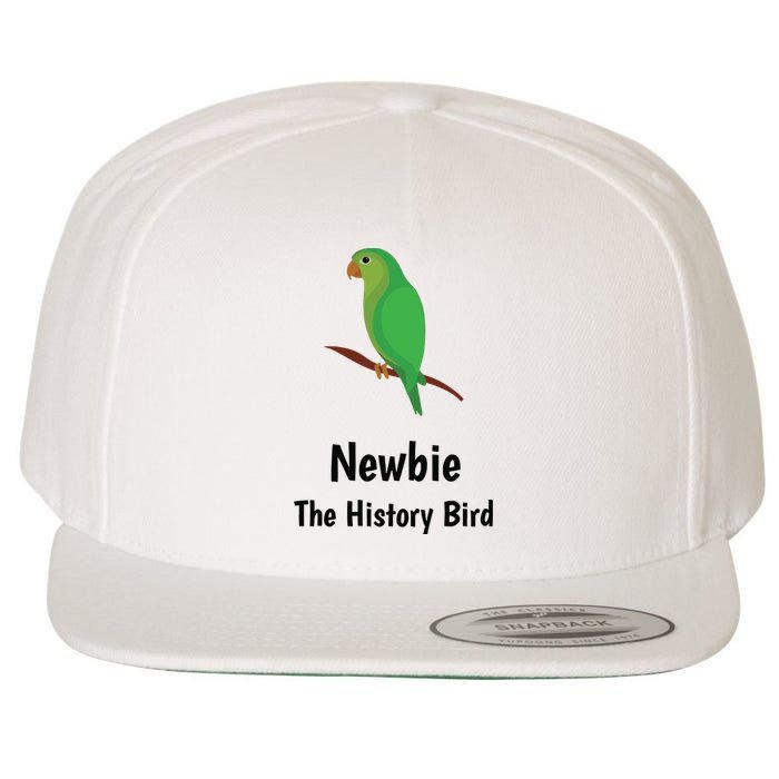 Newbie The History Bird Wool Snapback Cap