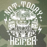 Not Today Heifer Not My Pasture Not My Bullshit Floral Gift Legacy Tie Dye Trucker Hat