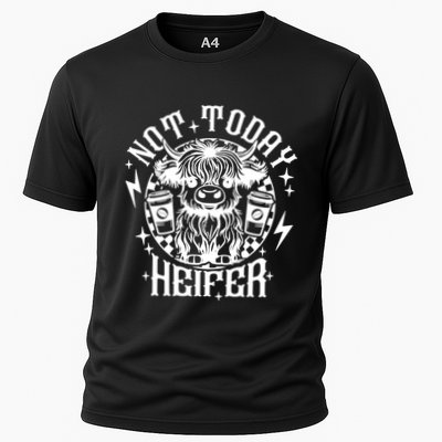 Not Today Heifer Not My Pasture Not My Bullshit Floral Gift Performance Shirt