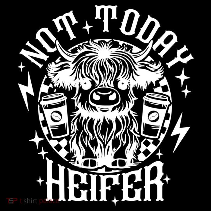 Not Today Heifer Not My Pasture Not My Bullshit Floral Gift Sustainable Bucket Hat
