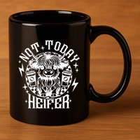 Not Today Heifer Not My Pasture Not My Bullshit Floral Gift 11oz C Handle Ceramic Mug