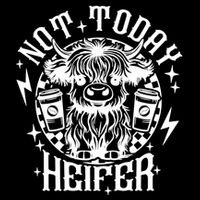Not Today Heifer Not My Pasture Not My Bullshit Floral Gift Flat Bill Trucker Hat