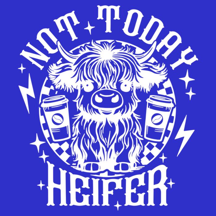 Not Today Heifer Not My Pasture Not My Bullshit Floral Gift 16 in Basic Backpack