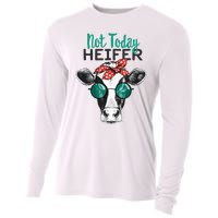 Not Today Heifer Country Sayings Not Today Heifer Cooling Performance Long Sleeve Crew