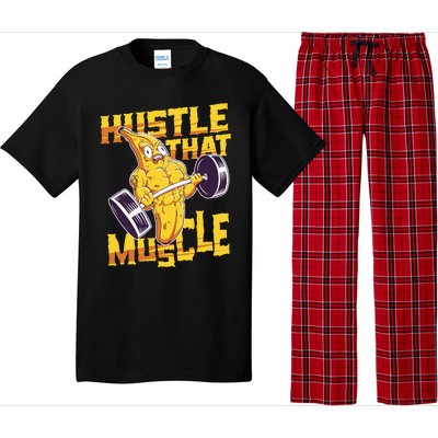 Need To Hustle That Muscle Stomach Muscle Abs Great Gift Pajama Set