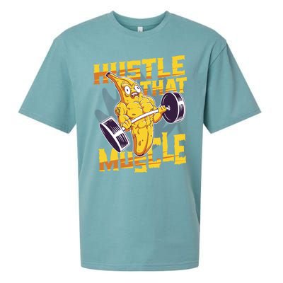 Need To Hustle That Muscle Stomach Muscle Abs Great Gift Sueded Cloud Jersey T-Shirt