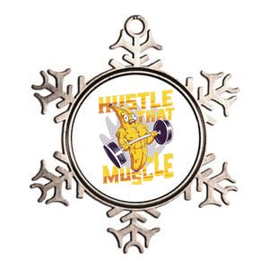 Need To Hustle That Muscle Stomach Muscle Abs Great Gift Metallic Star Ornament