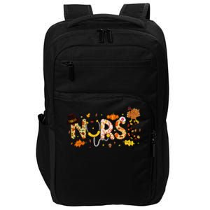 Nurse Thanksgiving Health Worker Nurse Nursing Fall Turkey Impact Tech Backpack