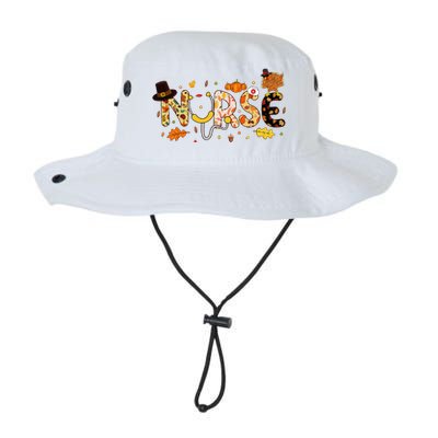 Nurse Thanksgiving Health Worker Nurse Nursing Fall Turkey Legacy Cool Fit Booney Bucket Hat