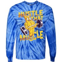 Need To Hustle That Muscle Stomach Muscle Abs Great Gift Tie-Dye Long Sleeve Shirt