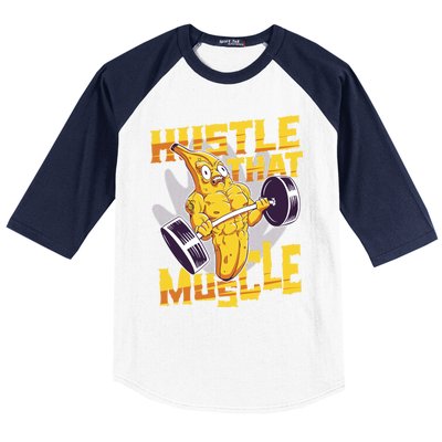 Need To Hustle That Muscle Stomach Muscle Abs Great Gift Baseball Sleeve Shirt