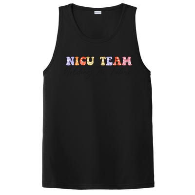 Nicu Team Holding The Future Nicu Nurse Gift PosiCharge Competitor Tank