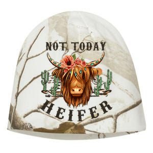 Not Today Heifer Western Country Highland CowDesert Cactus Kati - Camo Knit Beanie