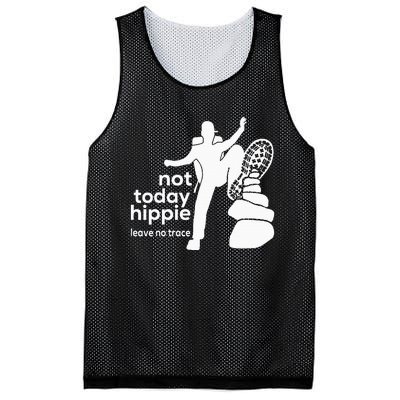 Not Today Hippie Leave No Trace Mesh Reversible Basketball Jersey Tank