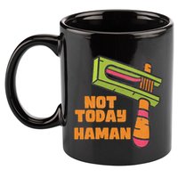 Not Today Haman Costume Purim Queen Esther Party Groggers 11oz C Handle Ceramic Mug