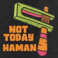 Not Today Haman Costume Purim Queen Esther Party Groggers 11oz C Handle Ceramic Mug