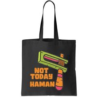 Not Today Haman Costume Purim Queen Esther Party Groggers Bag