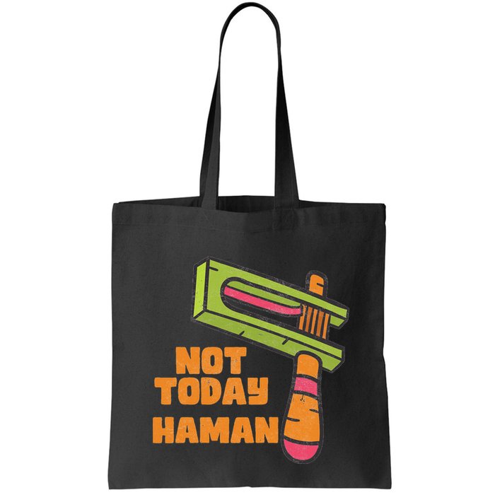 Not Today Haman Costume Purim Queen Esther Party Groggers Bag