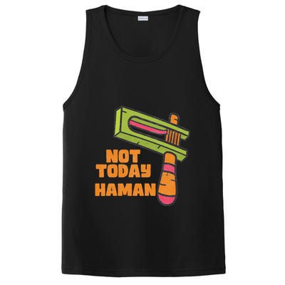 Not Today Haman Costume Purim Queen Esther Party Groggers PosiCharge Competitor Tank