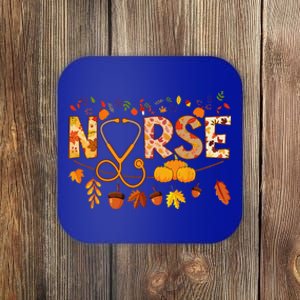 Nurse Thanksgiving Health Worker Nursing Fall Nurse Coaster