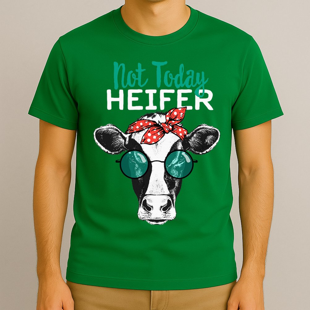 Not Today Heifer Country Sayings T-Shirt
