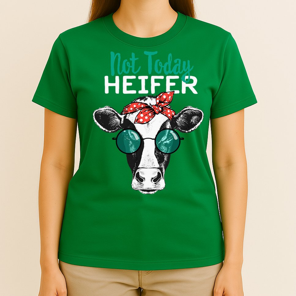 Not Today Heifer Country Sayings T-Shirt