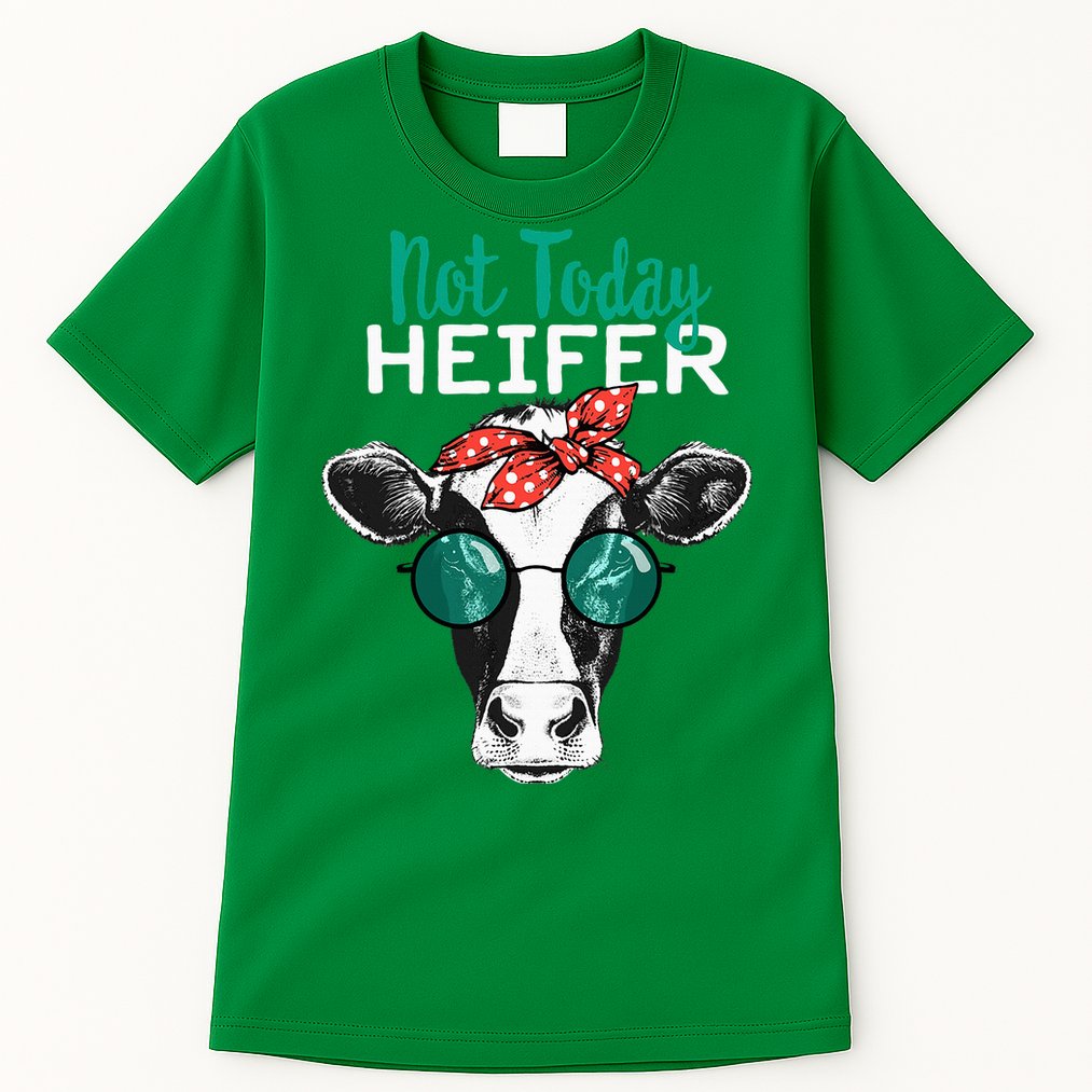Not Today Heifer Country Sayings Tall T-Shirt
