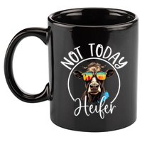 Not Today Heifer Funny Country Life 11oz C Handle Ceramic Mug
