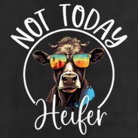 Not Today Heifer Funny Country Life 25L Jumbo Tote
