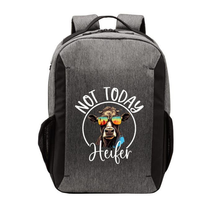 Not Today Heifer Funny Country Life Vector Backpack