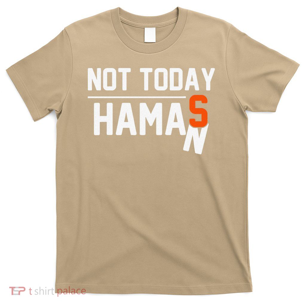 Not Today Haman Purim Costume Jewish Queen Esther Party T-Shirt
