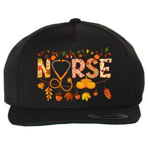 Nurse Thanksgiving Health Worker Nursing Fall Nurse Wool Snapback Cap