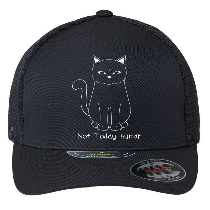 Not Today Human Flexfit Unipanel Trucker Cap