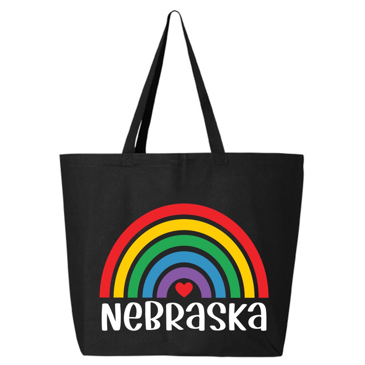 Nebraska Travel I Love Nebraska Usa Gift 25L Jumbo Tote