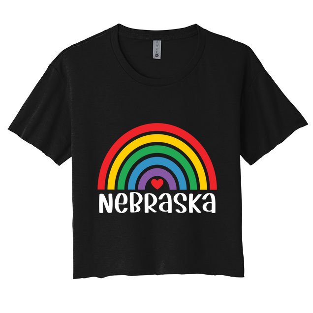 Nebraska Travel I Love Nebraska Usa Gift Crop Top