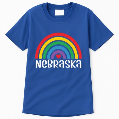Nebraska Travel I Love Nebraska Usa Gift Tall T-Shirt
