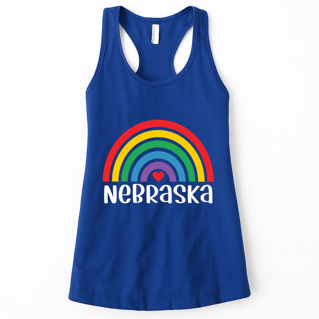 Nebraska Travel I Love Nebraska Usa Gift Womens Tank Top