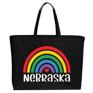 Nebraska Travel I Love Nebraska Usa Gift Cotton Canvas Jumbo Tote